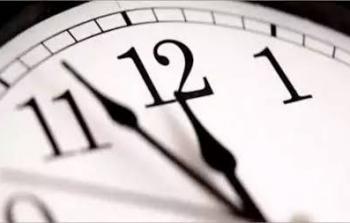 التوقيت في قطاع غزة