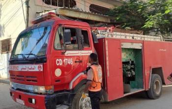 الدّفاع المدني بغزَّة يعلن توقف معظم مركباته جنوب القطاع لنفاد الوقود