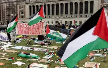 احتجاجات في جامعة أميركية رفضًا لزيارة 