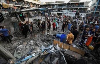 صورةٌ أرشيفية من مجازر الاحتلال في قطاع غزَّة