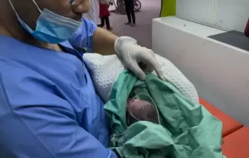 مستشفى الشفاء.. إنقاذ جنين بعد إصابة والدته برصاص طائرة مسيّرة في غزة