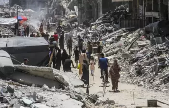 في درب النزوح.. بردٌ وخوف وصوت قصف