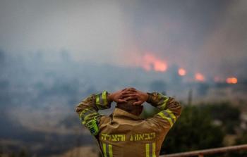 حرائق ضخمة في جبال القدس المُحتلة ومسؤول 