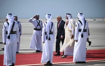 ترامب يصل إلى الدوحة في ثاني محطات جولته الخليجية