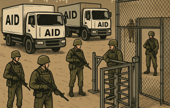 الأورومتوسِّطيَّ: آليَّة المساعدات الإسرائيليَّة أداة تهجير وترسيخ السيطرة العسكرية