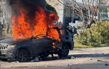 إصابات بقصف الاحتلال مركبةً جنوبي لبنان