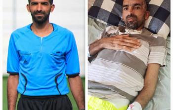 محمد النجار.. من حكم رياضي إلى جريح طريح الفراش