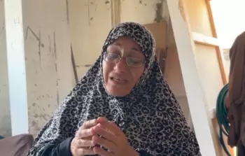 لحظة وداع أبكت القلوب.. آمنة البطران تروي ما جرى تحت القصف