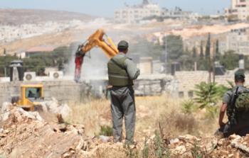 القدس: الاحتلال يهدم منشأة زراعية في بلدة سلوان