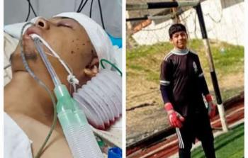 شظية صاروخ إسرائيلي بدّدت أحلام الطفل رضوان الرياضية