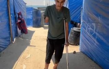 صاروخ إسرائيلي يمزّق جسد الطفل عبيدة عطوان ويغتال حلمه الرياضي