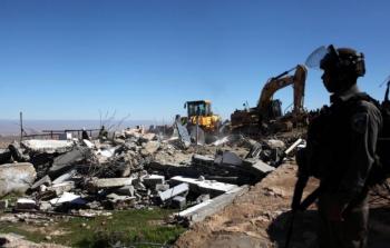 الاحتلال يهدم منازل ومنشآت في 