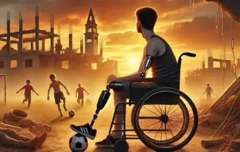 نزف ووقف صامدًا... قصَّة عاهد السِّيقليّ وساقه المبتورة الَّتي لم تكسر عزيمته