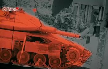 القسام تفجّر ناقلة جند وتوقع قتلى وجرحى شرق خانيونس