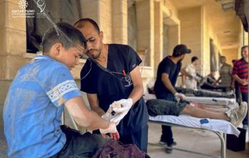 قطر تستحدث نقطة إسعاف أولي في مستشفى حمد بغزة لعلاج جرحى منتظري المساعدات