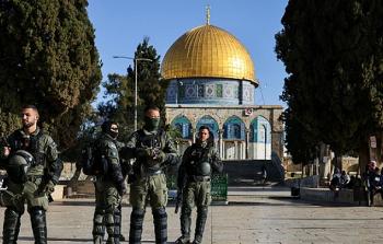 قوات الاحتلال تشددت من إجراءاتها العسكرية على بوابات المسجد الأقصى