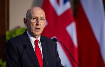 وزير الدفاع البريطاني، جون هيلي: المهمة تحمل رسالة واضحة بأنه سيتم الدفاع عن المجال الجوي لحلف الأطلسي