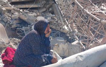 عشرات العائلات باتت بلا مأوى بعد تدمير جيش الاحتلال برج السوسي جنوب غربي مدينة غزة.