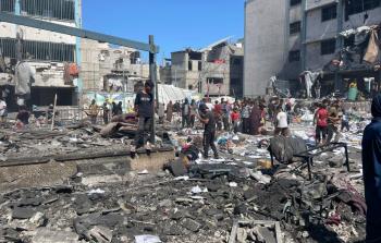 قصف مدرسة أبو عاصي.. جريمة جديدة ضد المدنيين في غزة