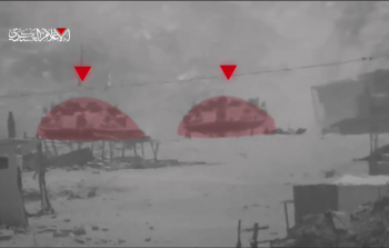 القسام تبث مشاهد إيقاع آليات الاحتلال في حقل عبوات شرق الصفطاوي