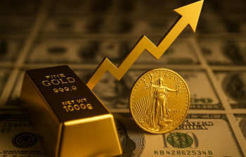 ارتفاع للذهب وتراجع الدولار قبيل الفائدة الأمريكية