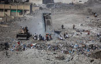 تراكم النفايات في غزة
