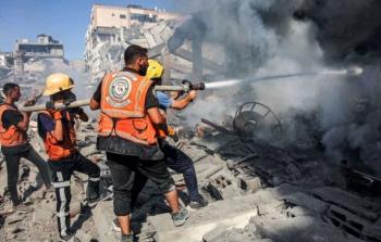 الدفاع المدني ينفِّذ 38 مهمة في قطاع غزَّة خلال 24 ساعة