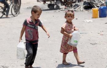 ظروف مأساوية يعيشها أطفال غزة