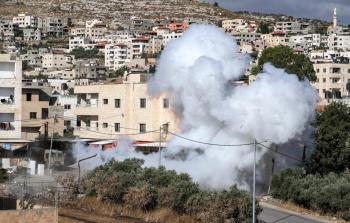 صورة أرشيفية من قصف سابق على الضفة الغربية