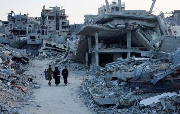 صورة توثق الدمار في غزة