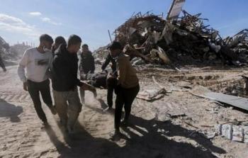 صورة أرشيفية من قصف الاحتلال على غزة