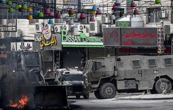 قوات الاحتلال دفعت بتعزيزات عسكرية تضم آليات وجنود مشاة إلى مدينة جنين