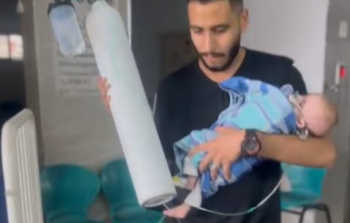 صورة من غرق مستشفى أصدقاء المريض بغزة نتيجة الأمطار