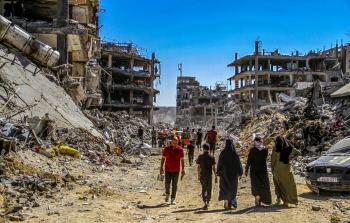 الدمار الكبير الذي خلفته غارات الاحتلال على مدار عامين من الإبادة الجماعية على غزة