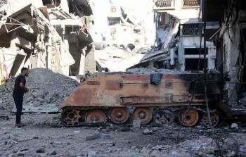 دمار كبير خلفه الاحتلال عقب نسف المنازل السكنية في قطاع غزة خلال الإبادة الجماعية