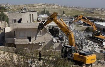 الاحتلال يهدم منزلًا في بيت لحم