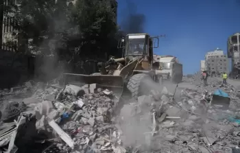 دمار كبير خلفه الاحتلال عقب نسف المنازل السكنية في قطاع غزة خلال الإبادة الجماعية