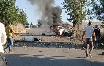 غارة إسرائيلية استهدفت سيارة على طريق زوطر الشرقية جنوبي لبنان