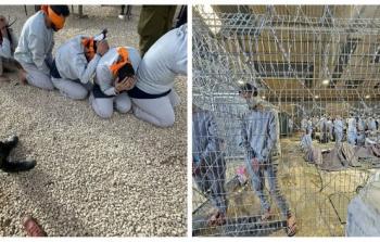 صورة توثق جانبًا من التنكيل والتعذيب الذي يتعرض له الأسرى في سجون الاحتلال