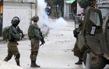 صورة توثق جانبًا من اقتحامات الاحتلال المتواصلة في الضفة