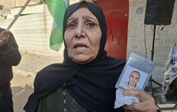 هاجر عماد والدة  الأسير نافذ حرز الله عماد