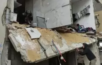 انهيارات جزئية في مناطق متفرقة شملت حي النصر وتل الهوا والزيتون، نتيجة تأثرها بمياه الأمطار الغزيرة المصاحبة للمنخفض الجوي