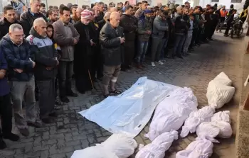 أهالي غزة يودعون أبناءهم الشهداء الذين ارتقوا في قصف الاحتلال على غزة