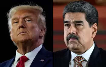 الرئيس الفنزولي نيكولاس مادورو والرئيس الأمريكي دونالد ترمب