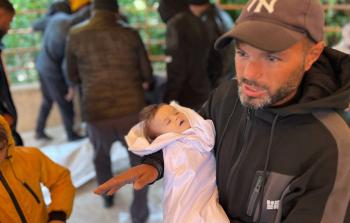 الطفلة رهف أبو جزر، التي توفيت بردًا في خيام النازحين