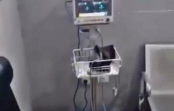 غرق مجمع الشفاء الطبي بغزة بسبب المنخفض الجوي