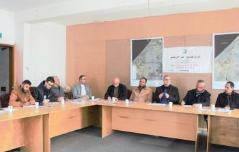 اجتماع نقابة المهندسين بخانيونس