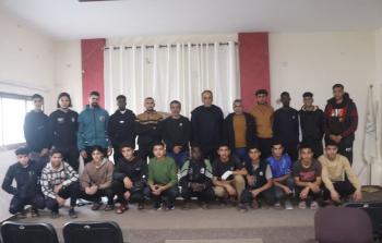 أعضاء نادي الأقصى في غزة