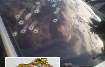 صورة من عملية اغتيال  الضابط في جهاز الأمن الداخلي أحمد زمزم