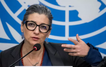 المقررة الأممية المعنية بحالة حقوق الإنسان بالأراضي الفلسطينية المحتلة، فرانشيسكا ألبانيزي
